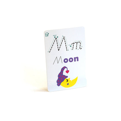 Write and Wipe Activity Cards Letters/Numbers-Fine motor skills toys