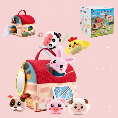 BabyBarn – Doux & Éducatif – Ferme avec animaux en peluche