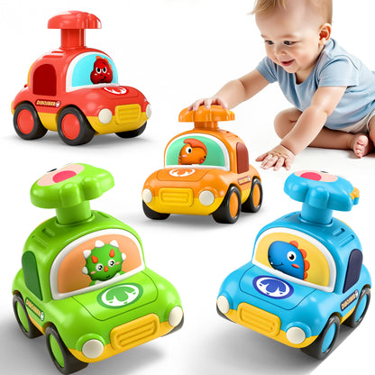 Press to Go Dinosaur Car Toys for Toddlers