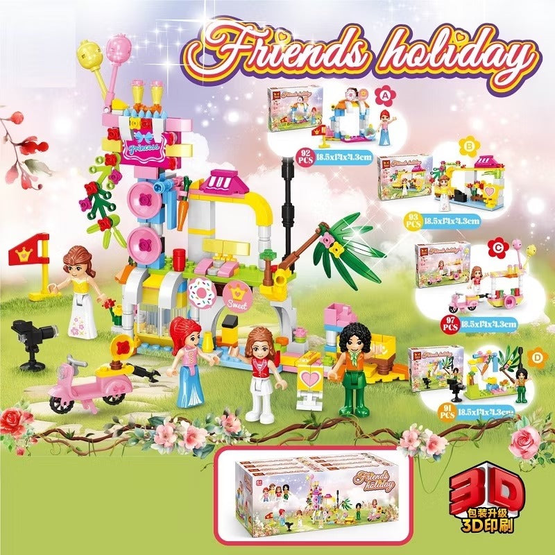 Bloques de construcción navideños Friends 363 piezas - 152