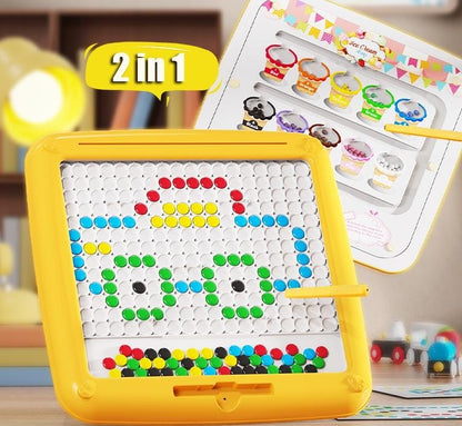 2in1 Magnetic Bead Maze Color Sorting and Drawing Board - 134