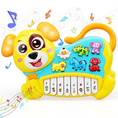Fidtoy Dog Piano Musical Toy for Babies 0-36 Months