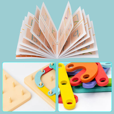 Puzzle à chevilles Montessori