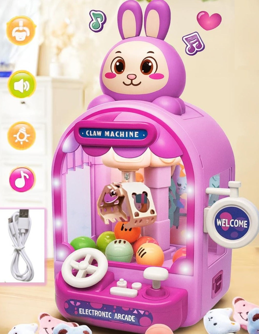 Surprise Catcher Claw Machine for Kids - 5ML