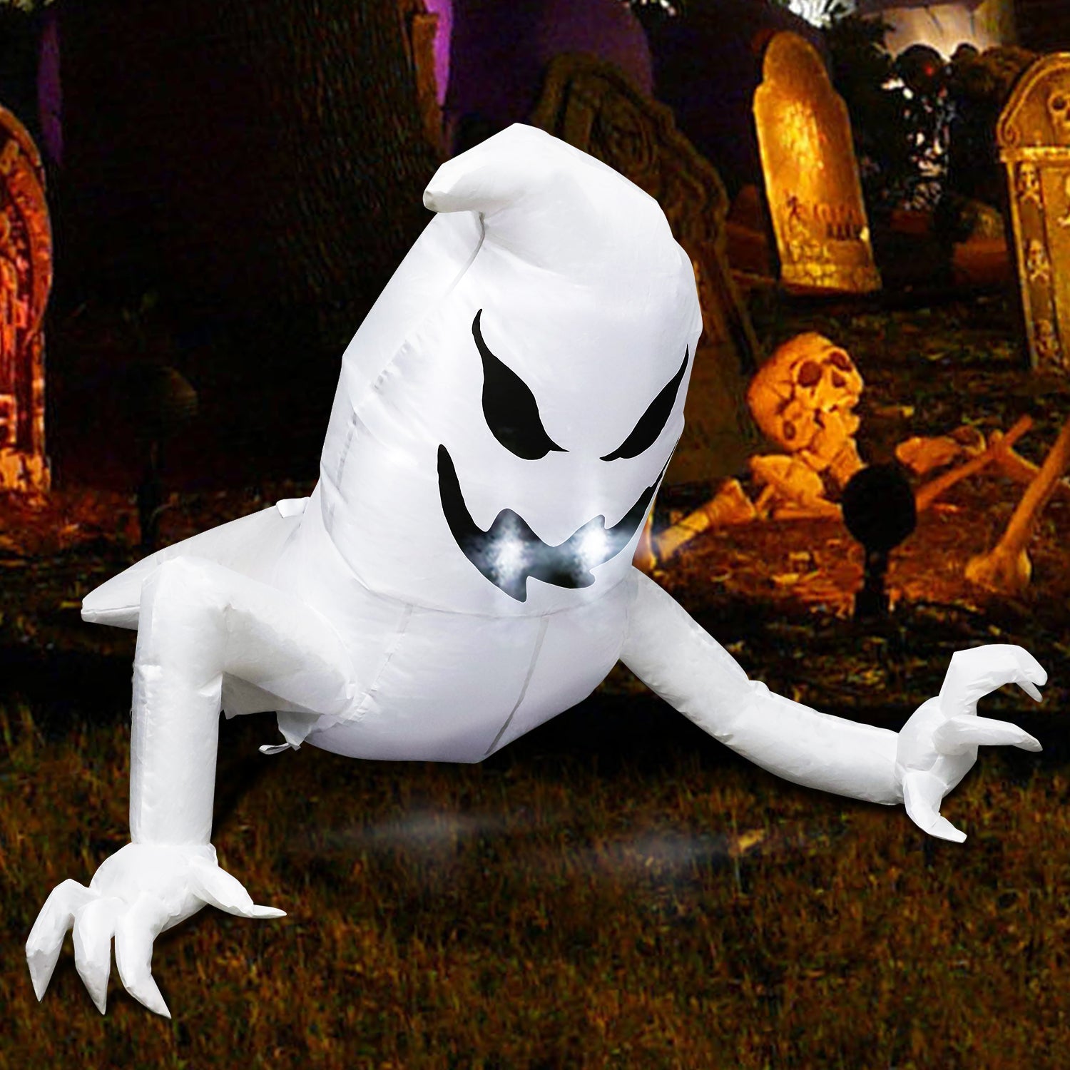 3.5 FT Halloween Inflatables Decorations Ghost