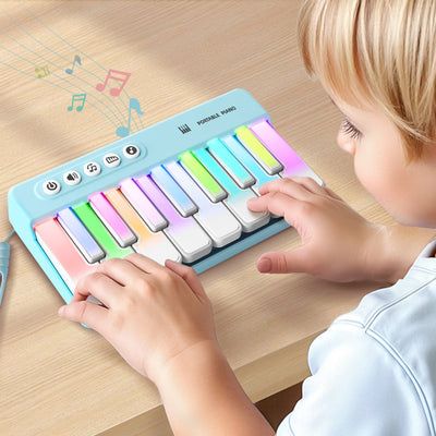 Fidtoy Mini Piano Toy with Rainbow Lights for Toddlers