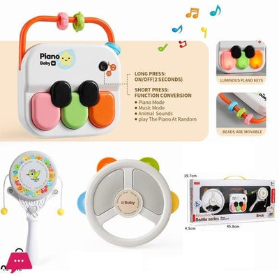 3in1 Educational Music Enlightenment Rattle Series - 06B