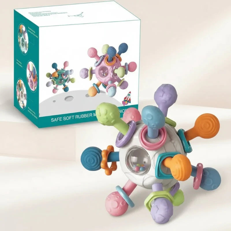 CalmChew | Zacht & Veilig – 3-in-1 Siliconen Bijtring