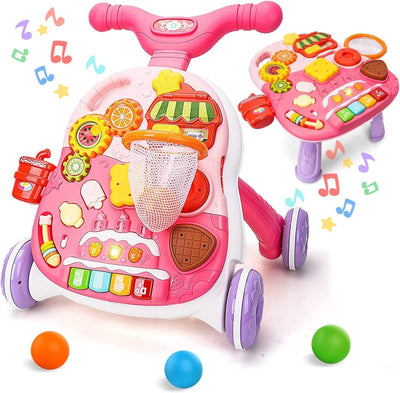 2in1 Baby Walker and Activity Table - 815