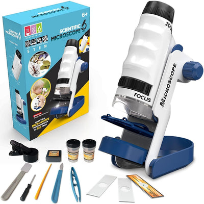 STEM Scientific Microscope Portable 120x Zoom Experiment Kit - 220