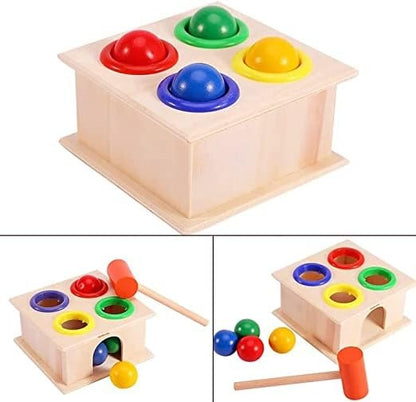 Small Colorful Knock The Ball Hammering for Toddlers - 313