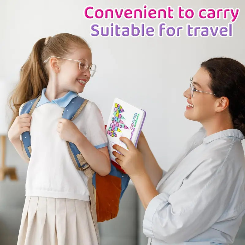 TravelTiles™ Mini Magnetic Building Kit - Keeps Kids Entertained and Learning On the Go