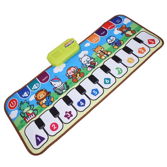 Tapis musical Fidtoy Piano – Tapis de jeu musical pour bébés et enfants