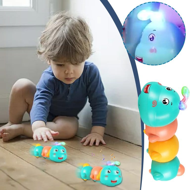 Magnetic Caterpillar with Light/Sound Toy Set - 777