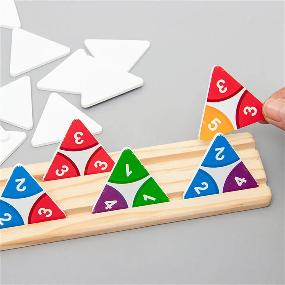 Triangle Numbers Wooden Jigsaw Puzzle - 997