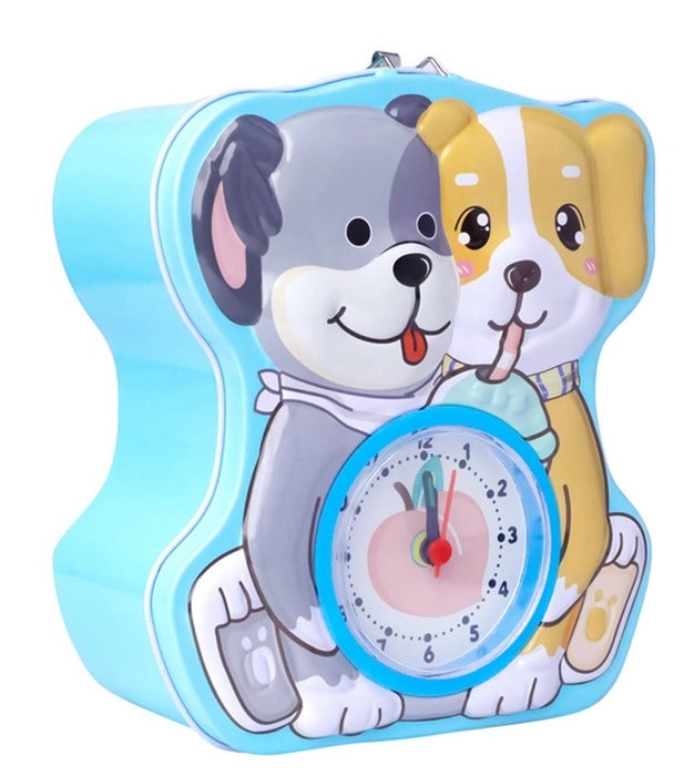 2in1 Metal Money Box and Alarm Clock - 244
