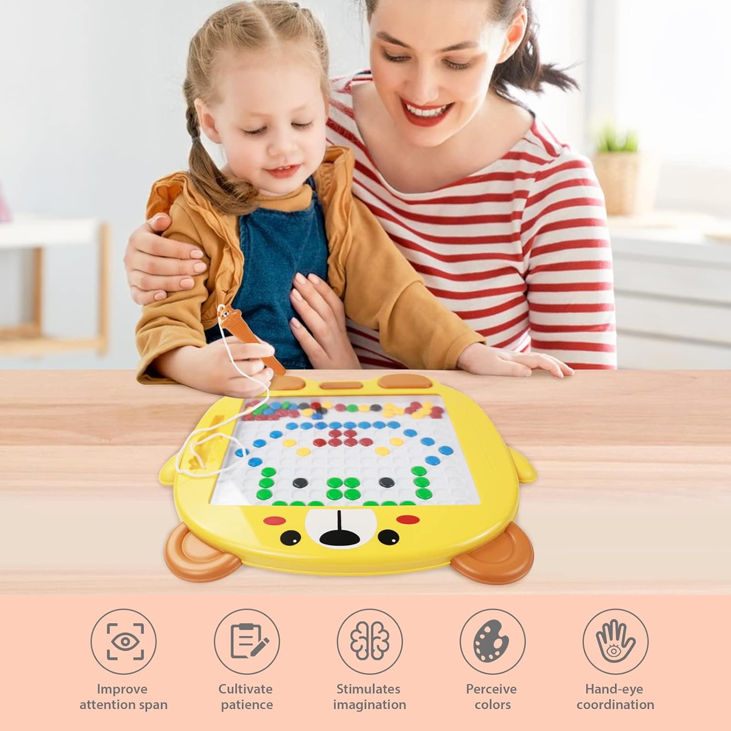 Tiger Magnetic Drawing Bead Tablet - 813