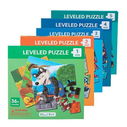 3in1 Magnetic Animal Jigsaw Puzzle - Step 1