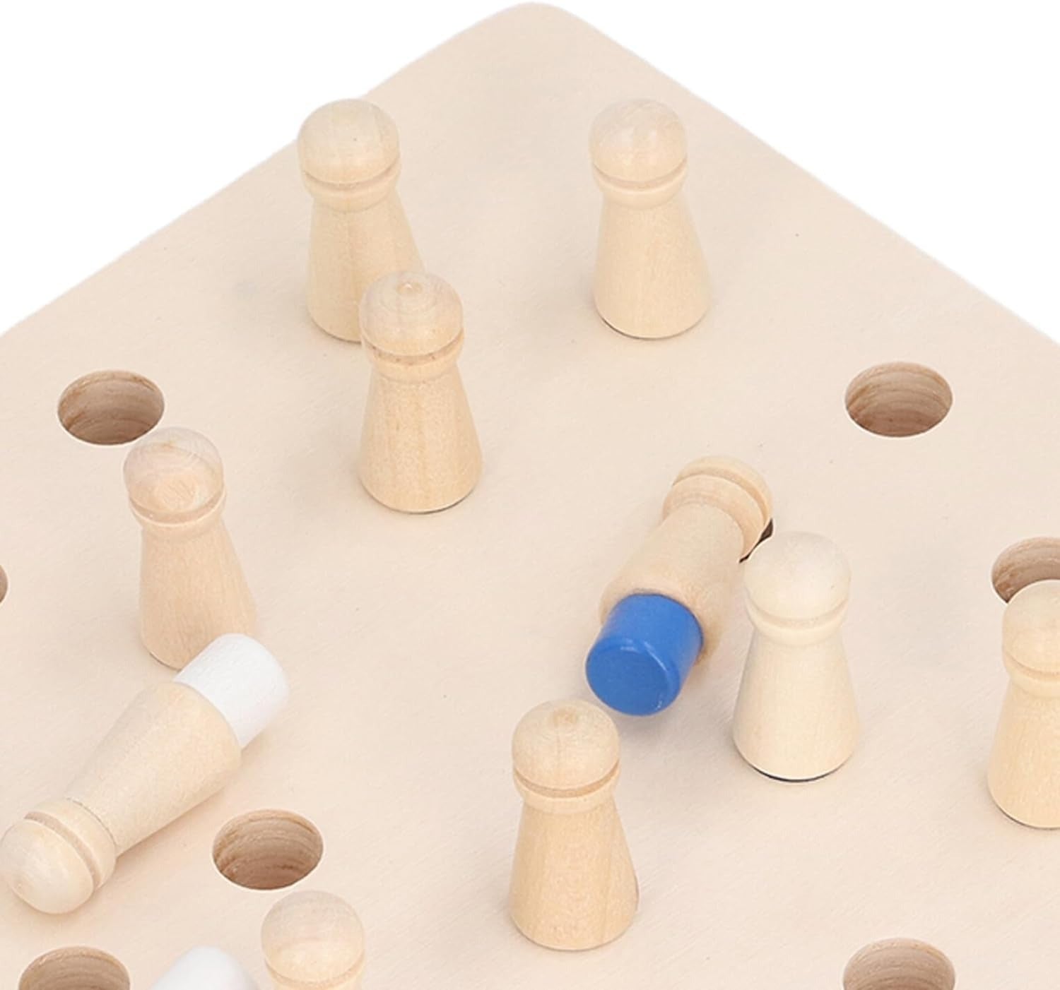 Wooden Color Memory Chess Game - 067