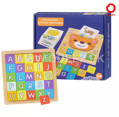 2 in 1 Letter Matching Wooden Kit