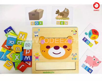2 in 1 Letter Matching Wooden Kit