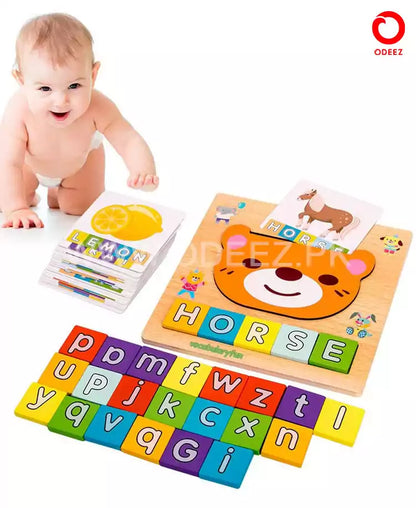 2 in 1 Letter Matching Wooden Kit