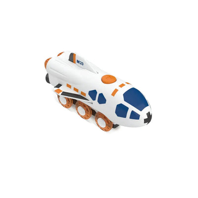 Fidtoy Train Navette Spatiale 2-en-1 - Jouet transformable avec lumières et sons