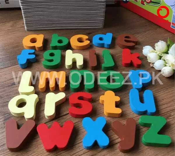 2 in 1 Uppercase(ABC) & Lowercase(abc) Wooden Cards