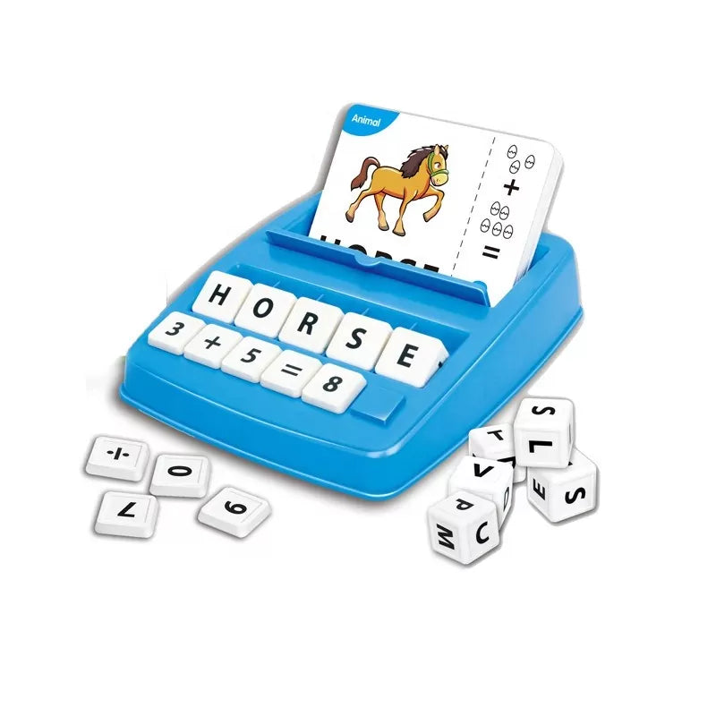 2 in 1 Word & Maths Learning Kit - 32 Cards