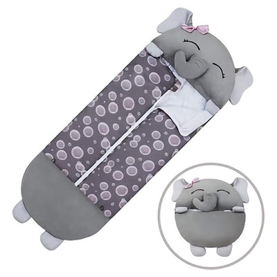 Fidtoy Plush Sleeping Bag Toy for Infants and Toddlers | Soft Animal Nap and Travel Comfort