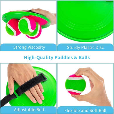 Fidtoy Outdoor Toss and Catch Ball Set - Fun Family Play