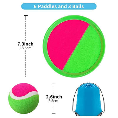 Fidtoy Outdoor Toss and Catch Ball Set - Fun Family Play
