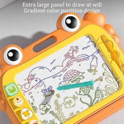 Fidtoy Magnetic Drawing Board for Toddlers 3-5 – Interactive Doodle Board for Home, Travel & Fine Motor Skill Development