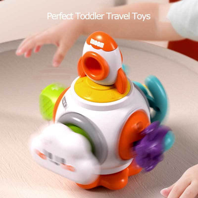 Fidtoy Montessori Busy Cube for Toddlers 1-3 – Interactive Sensory Toy for Quiet Time, Travel & Early Learning