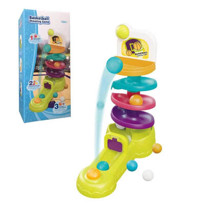 Fidtoy Jouet de Circuit à Billes en Bois pour Tout-petits | Kit de Construction STEM pour le Développement de la Motricité Fine et de la Logique