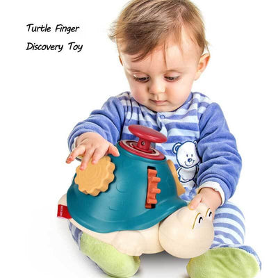 Fidtoy Turtle Finger Exploration Toy Fine Motor Sensory Toy