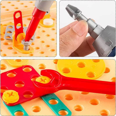 Fidtoy Creative Drilling and Screwdriver Toy Set for Kids | STEM & Fine Motor Skills