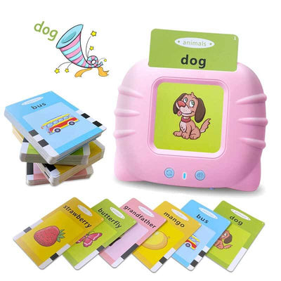 Jouet interactif Fidtoy avec cartes flash parlantes pour les tout-petits