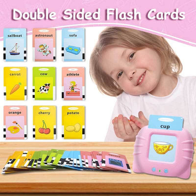 Jouet interactif Fidtoy avec cartes flash parlantes pour les tout-petits