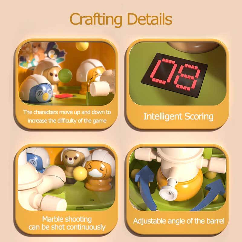 Fidtoy Marble Shooting & Ping-Pong Game – Interactive Toy for Children Indoor Learning