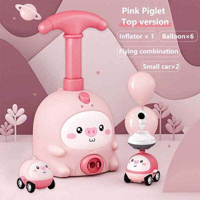 Fidtoy Voiture à Ballon pour Enfants 1-5 ans | Apprentissage STEM & Course et Vol Double Mode