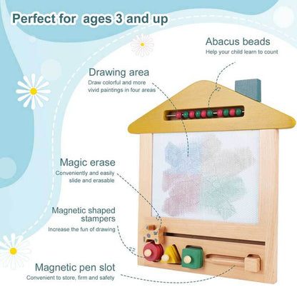 Wooden Magnetic Drawing Board