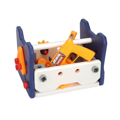 Fidtoy Boîte à Outils de Construction en Bois Jouet Montessori pour Enfants