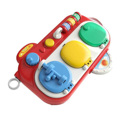 Juguete Montessori Fidtoy Busy – Cubo de actividades sensoriales interactivo para bebés y niños pequeños