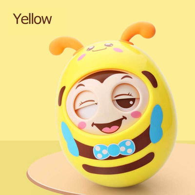 Fidtoy Hochet-abeille Roly-Poly | Jouet pour le développement sensoriel et moteur de bébé 6 mois et plus