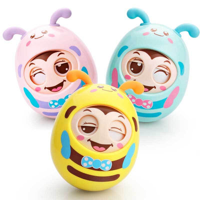 Fidtoy Hochet-abeille Roly-Poly | Jouet pour le développement sensoriel et moteur de bébé 6 mois et plus