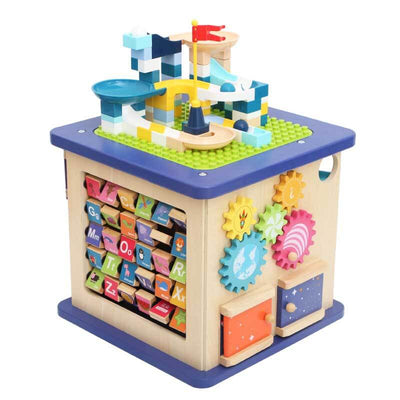 Fidtoy - Jouet d'éveil 13 en 1 pour tout-petits – Jouet éducatif Montessori pour la maison, les voyages et les moments calmes à la maternelle