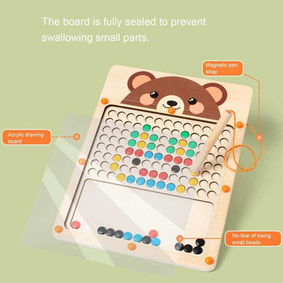 Fidtoy Pizarra Magnética para Dibujar para Niños - Juguete Educativo
