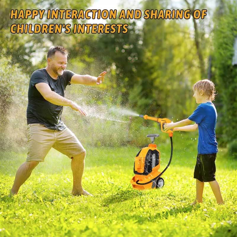 Fidtoy – Jouet de Laveuse à Pression pour Enfants – Jeu d'Eau Extérieur pour Laver la Voiture et Développer la Dextérité