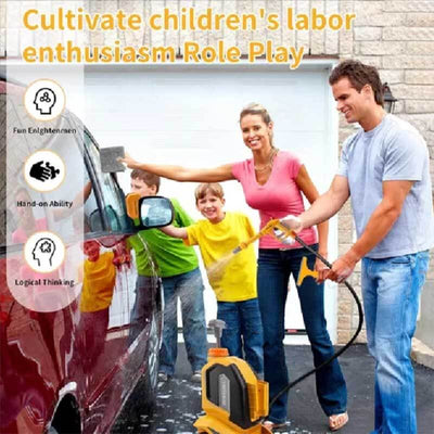 Fidtoy – Jouet de Laveuse à Pression pour Enfants – Jeu d'Eau Extérieur pour Laver la Voiture et Développer la Dextérité